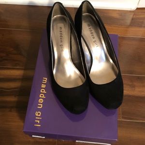Madden Girl Black Heels W 7.5